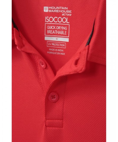 Endurance Isocool Mens Polo Red $13.76 Tops