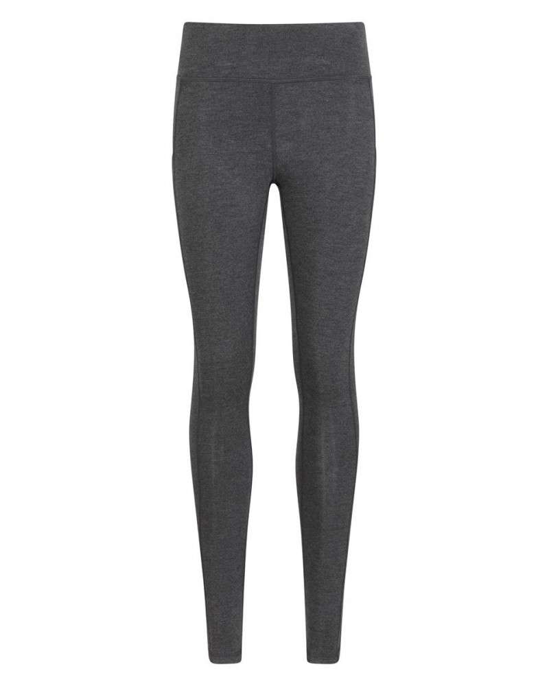 Bamboo Rich Womens High-Waist Leggings Charcoal $24.91 Active