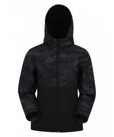 Exodus Kids Printed Water Resistant Softshell Black Camo $15.07 Jackets