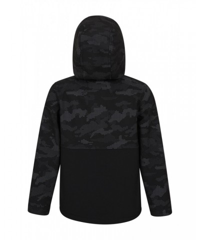 Exodus Kids Printed Water Resistant Softshell Black Camo $15.07 Jackets