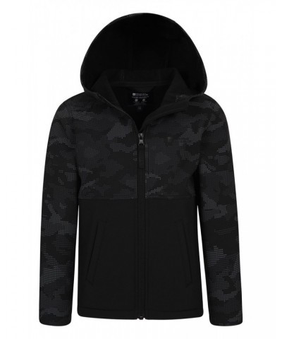 Exodus Kids Printed Water Resistant Softshell Black Camo $15.07 Jackets