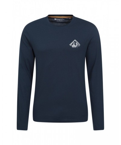 Mountain View Mens T-Shirt Navy $13.74 Tops