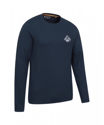 Mountain View Mens T-Shirt Navy $13.74 Tops