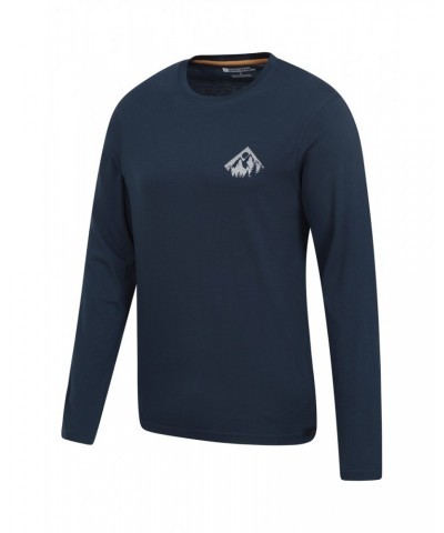 Mountain View Mens T-Shirt Navy $13.74 Tops