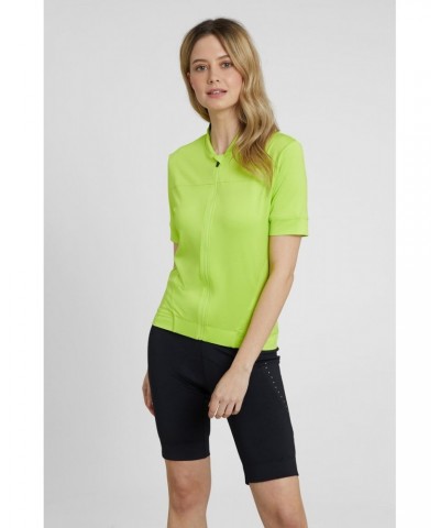 Pro IsoCool Womens Cycling Jersey Lime $16.00 Active