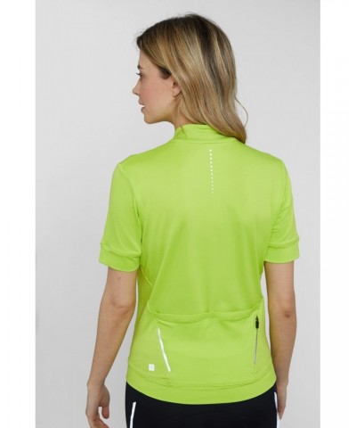 Pro IsoCool Womens Cycling Jersey Lime $16.00 Active