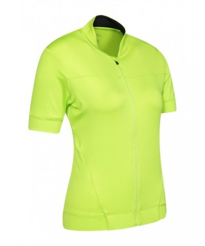 Pro IsoCool Womens Cycling Jersey Lime $16.00 Active