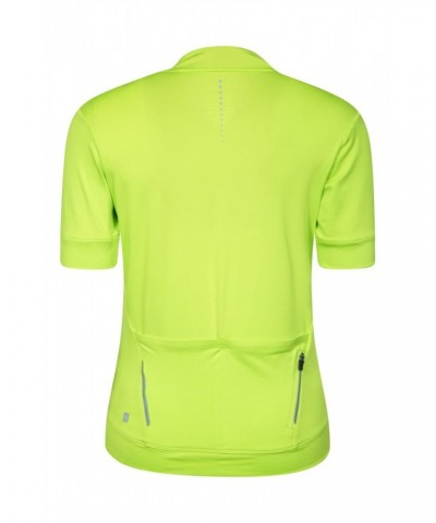 Pro IsoCool Womens Cycling Jersey Lime $16.00 Active