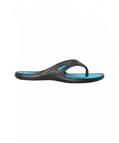 Street Womens Flip Flops Teal $11.99 Swimwear