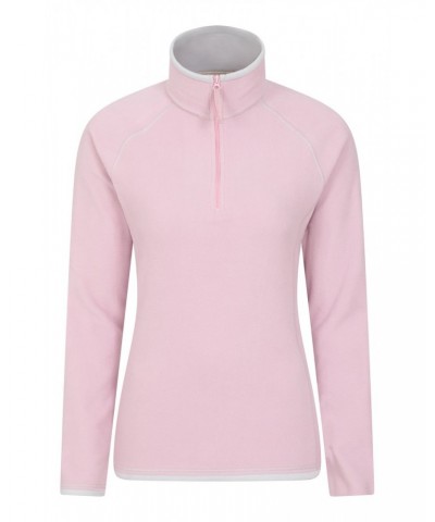 Montana Womens Half-Zip Fleece Pink $13.76 Fleece