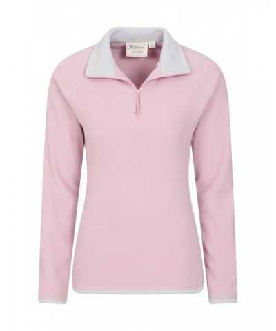 Montana Womens Half-Zip Fleece Pink $13.76 Fleece