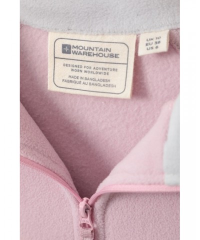 Montana Womens Half-Zip Fleece Pink $13.76 Fleece