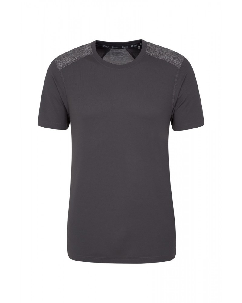 Aspect Panel Tee Grey $10.59 Tops