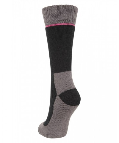 Explorer Womens Merino Thermal Mid-Calf Socks Black $15.59 Accessories