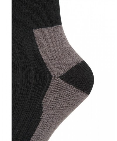 Explorer Womens Merino Thermal Mid-Calf Socks Black $15.59 Accessories