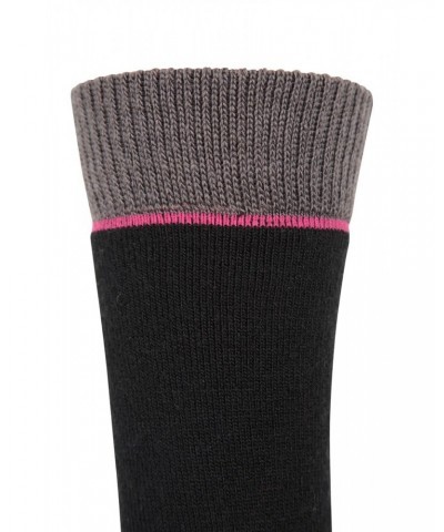 Explorer Womens Merino Thermal Mid-Calf Socks Black $15.59 Accessories