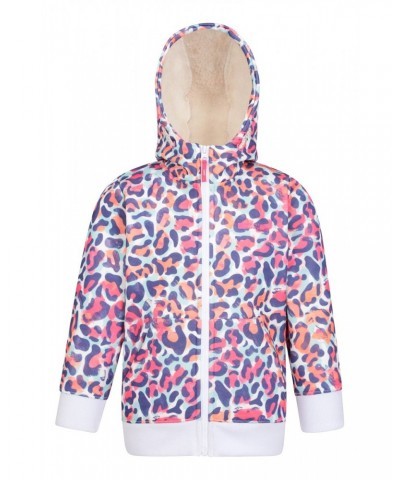 Alpine Kids Printed Fleece Jacket Leopard $15.51 Fleece