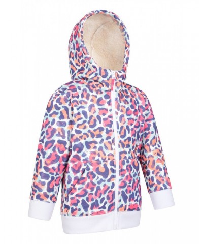 Alpine Kids Printed Fleece Jacket Leopard $15.51 Fleece