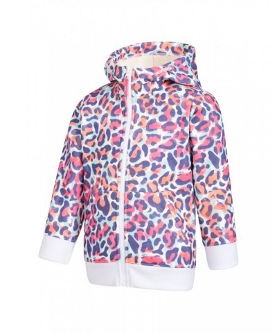 Alpine Kids Printed Fleece Jacket Leopard $15.51 Fleece