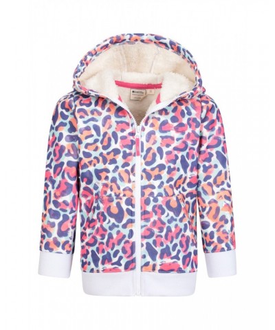 Alpine Kids Printed Fleece Jacket Leopard $15.51 Fleece