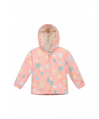 Baby Water-Resistant Cozy Jacket Coral $18.19 Babywear