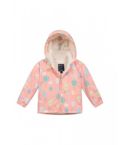 Baby Water-Resistant Cozy Jacket Coral $18.19 Babywear