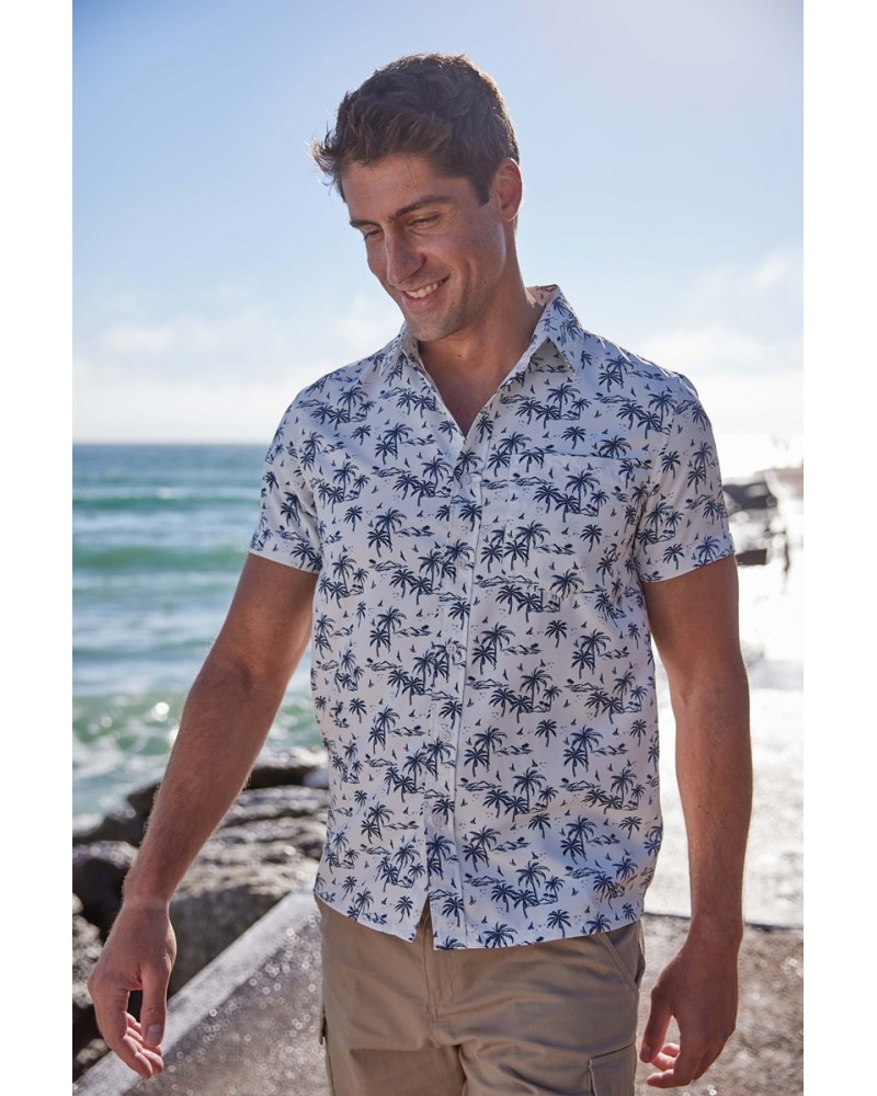 Mens Easy Care Shirt White $14.00 Tops