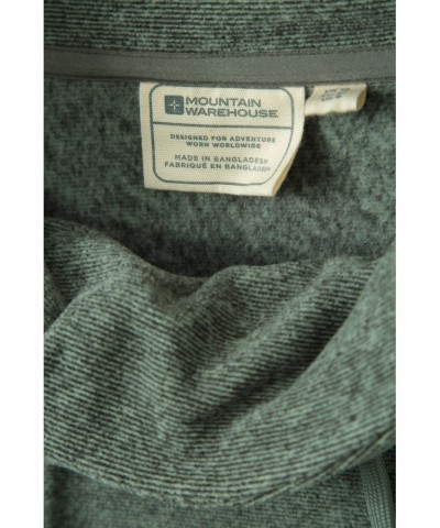 Hebridean Womens Cowl Neck Sweatshirt Khaki $22.19 Fleece