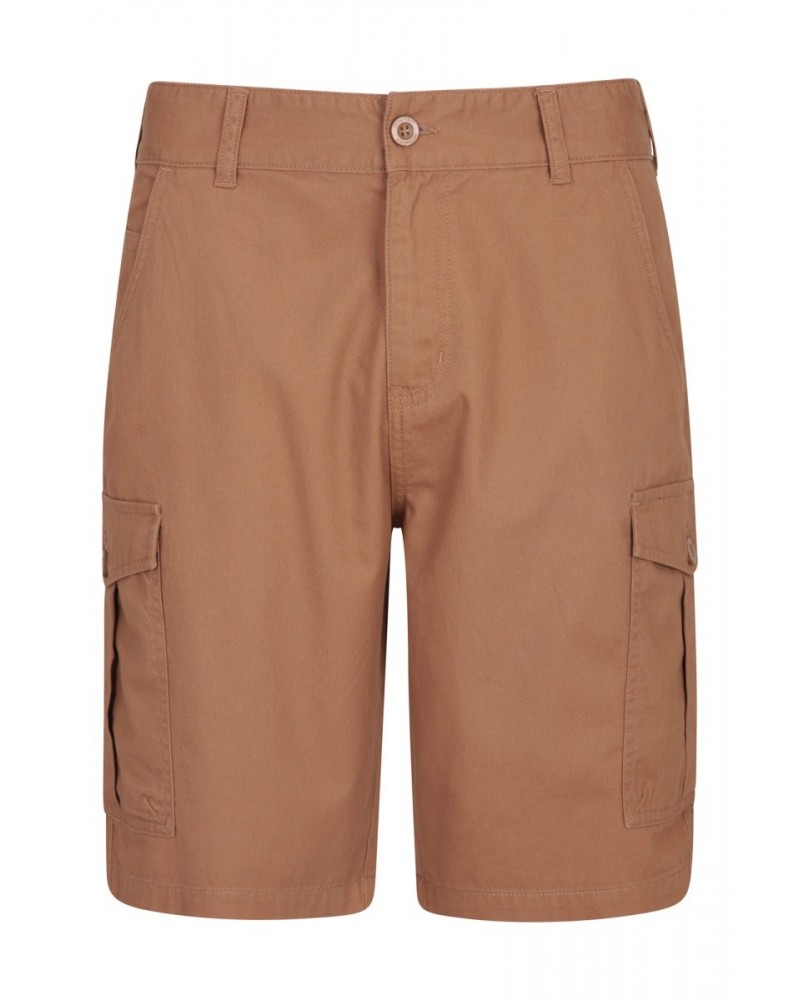 Lakeside Mens Cargo Shorts Light Brown $16.00 Pants