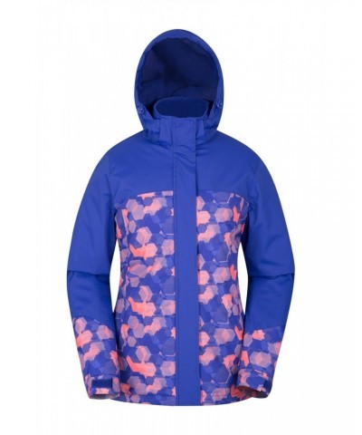 Dawn Womens Printed Ski Jacket Light Purple $27.99 Ski