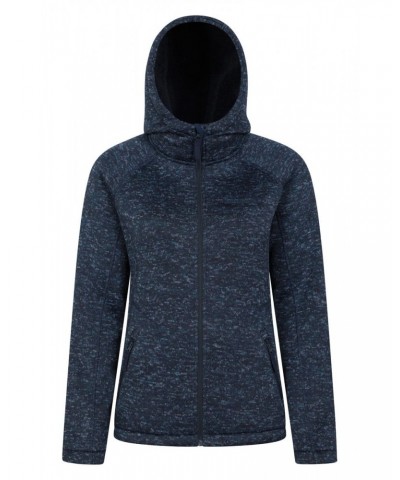 Nevis Womens Fur Lined Hoodie Navy $24.20 Tops