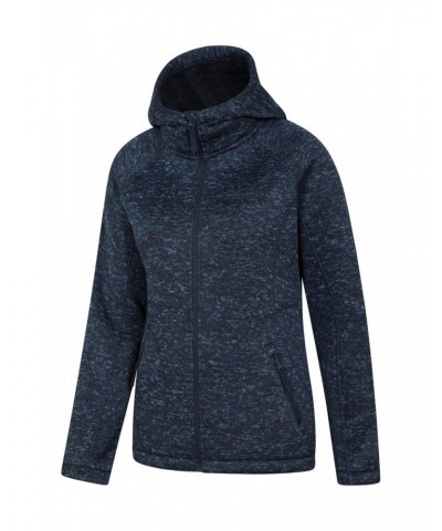 Nevis Womens Fur Lined Hoodie Navy $24.20 Tops