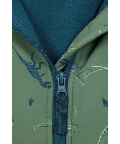 Exodus II Kids Printed Water-resistant Softshell Green $17.15 Jackets