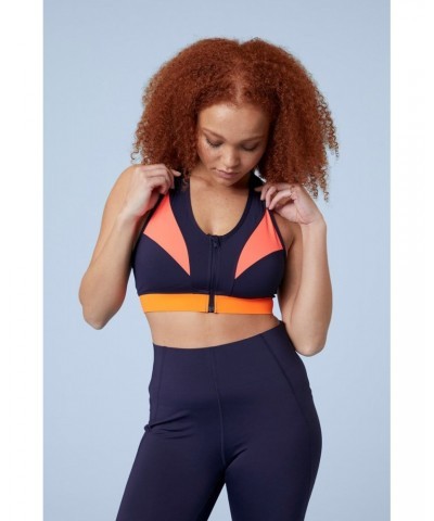 Womens Sports Bra Navy $17.40 Active