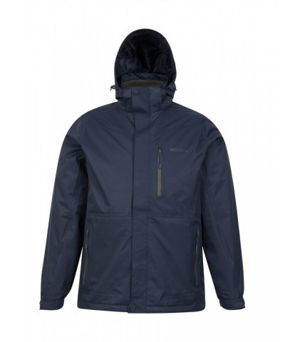 Bracken Extreme 3 in 1 Mens Waterproof Jacket Indigo $82.49 Jackets