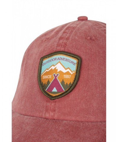 Badges Baseball Cap Burgundy $10.25 Accessories