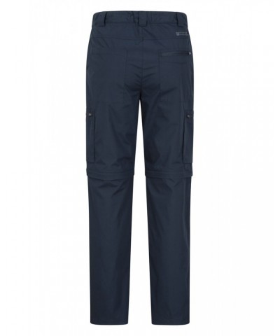 Trek Mens Zip Off Pants Dark Blue $25.64 Pants