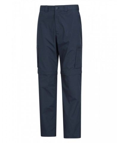 Trek Mens Zip Off Pants Dark Blue $25.64 Pants