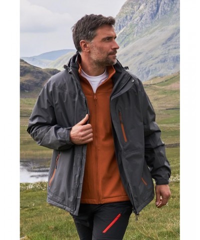 Bracken Extreme 3 in 1 Mens Waterproof Jacket Dark Grey $76.49 Jackets