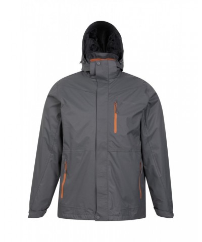 Bracken Extreme 3 in 1 Mens Waterproof Jacket Dark Grey $76.49 Jackets