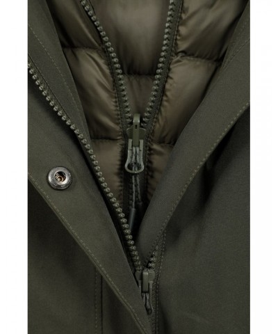 Alaskan Womens Long 3 in 1 Jacket Khaki $68.00 Jackets