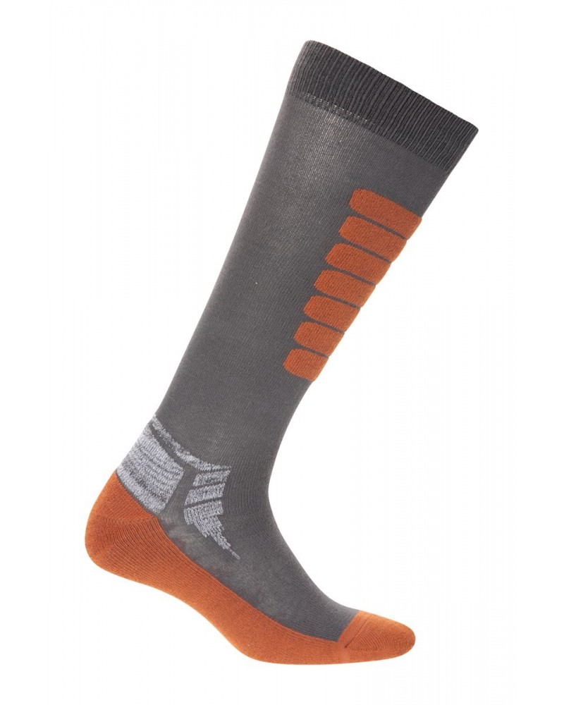 Altitude Mens Isocool Knee Length Ski Socks Burnt Orange $11.39 Accessories