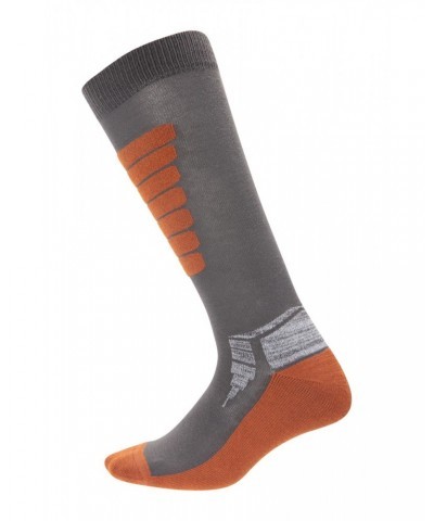 Altitude Mens Isocool Knee Length Ski Socks Burnt Orange $11.39 Accessories