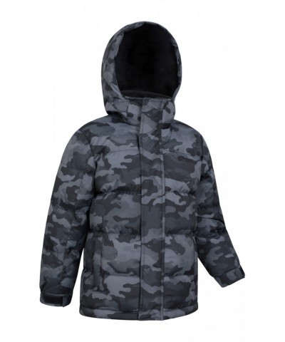 Snow II Kids Printed Water Resistant Insulated Jacket Camouflage $35.09 Jackets