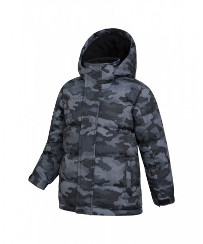 Snow II Kids Printed Water Resistant Insulated Jacket Camouflage $35.09 Jackets