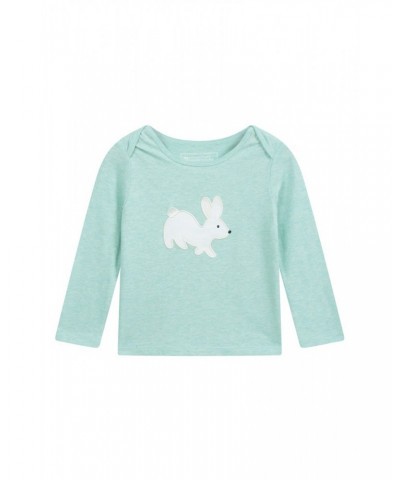 Baby Long Sleeve Applique T-Shirt Green $8.66 Babywear