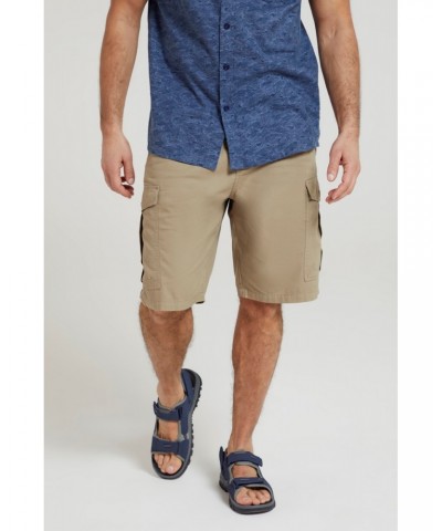 Lakeside Mens Cargo Shorts Beige $19.60 Pants