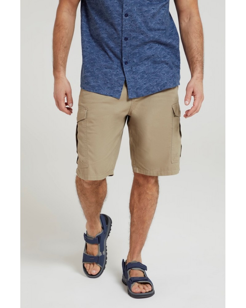 Lakeside Mens Cargo Shorts Beige $19.60 Pants