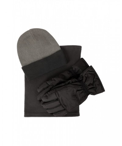 Mens Snow Accessories Set Black $20.29 Accessories