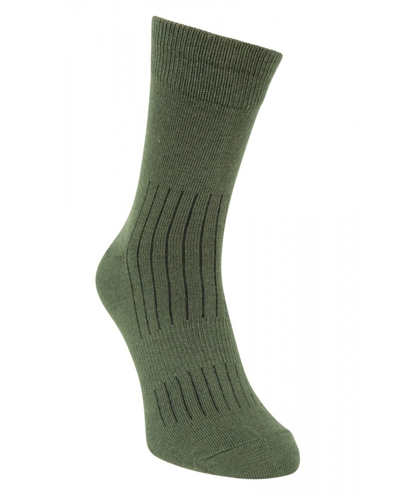 Mens Merino Mid-Calf Socks Green $11.19 Accessories